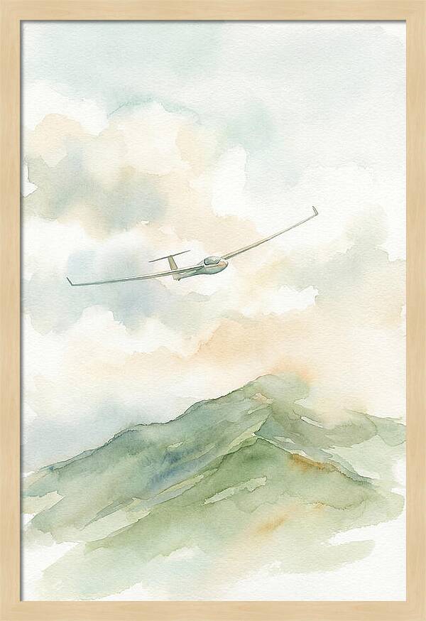 Soaring Over Green Mountains