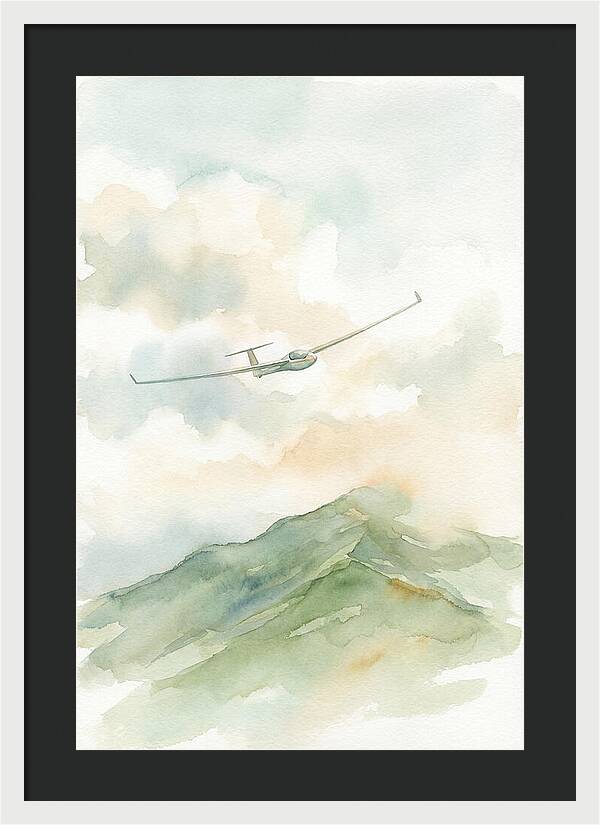Soaring Over Green Mountains