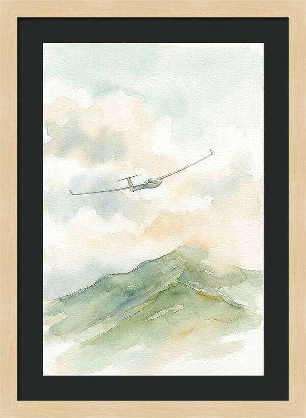 Soaring Over Green Mountains