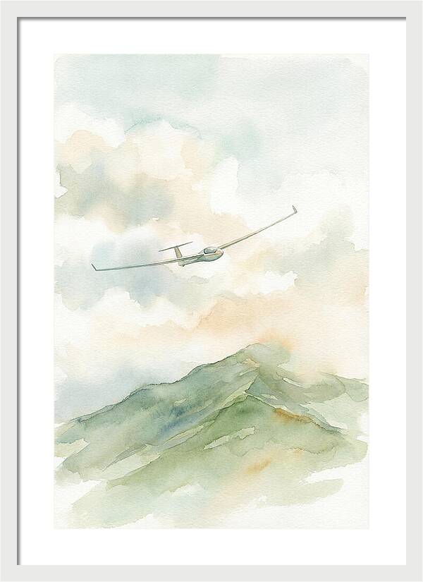 Soaring Over Green Mountains