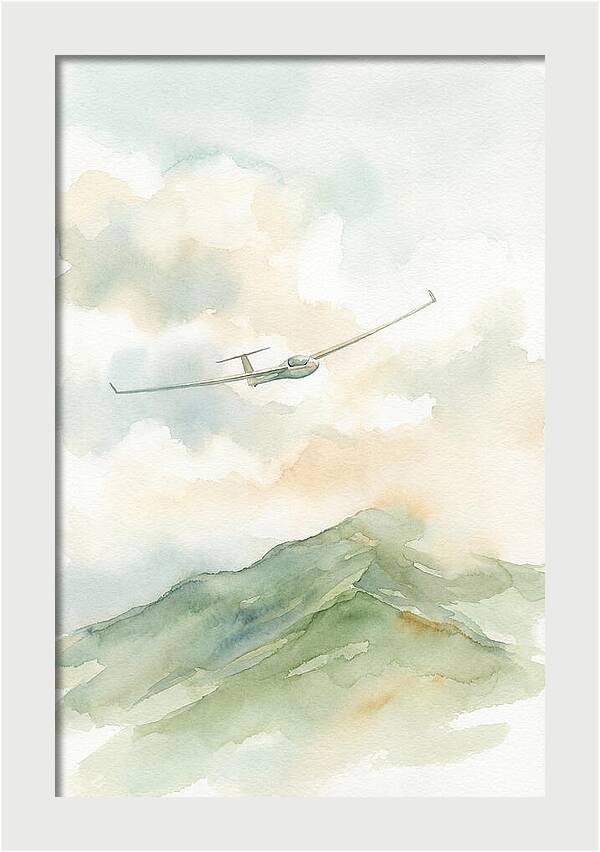 Soaring Over Green Mountains