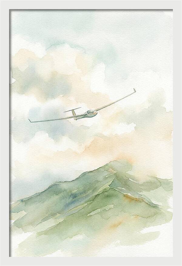 Soaring Over Green Mountains