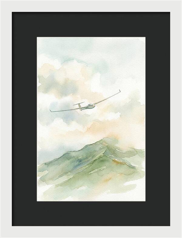 Soaring Over Green Mountains