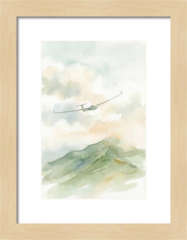 Soaring Over Green Mountains
