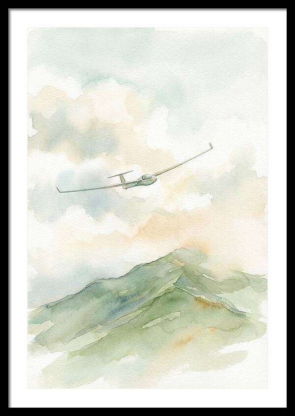 Soaring Over Green Mountains