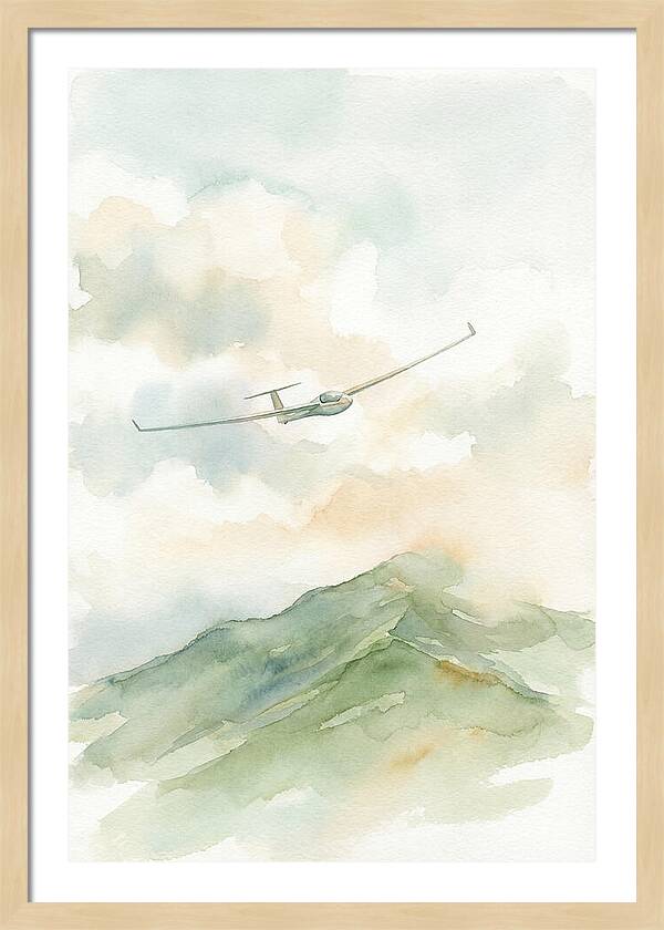 Soaring Over Green Mountains