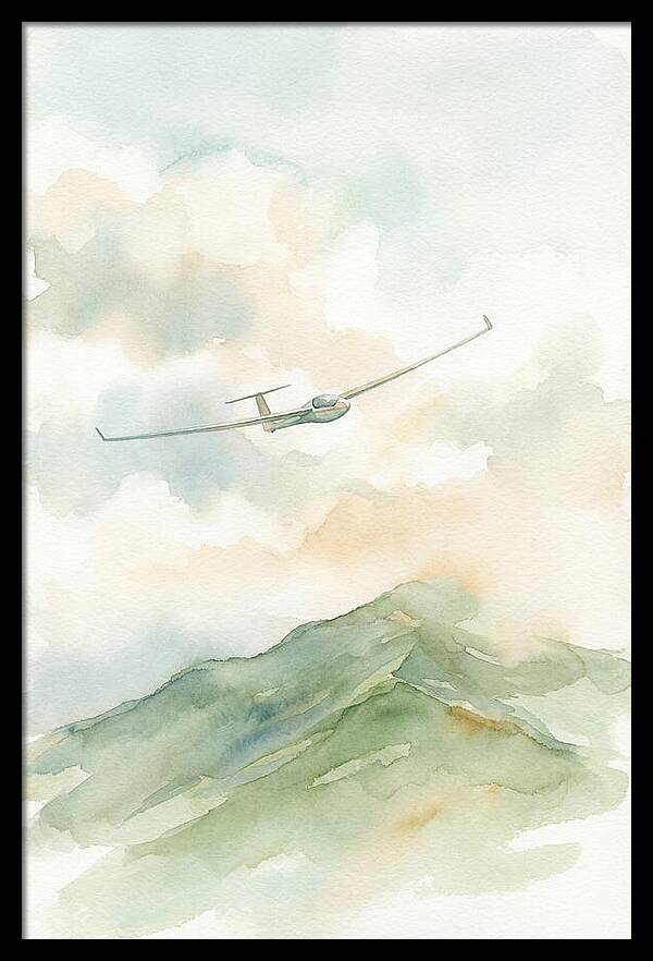 Soaring Over Green Mountains
