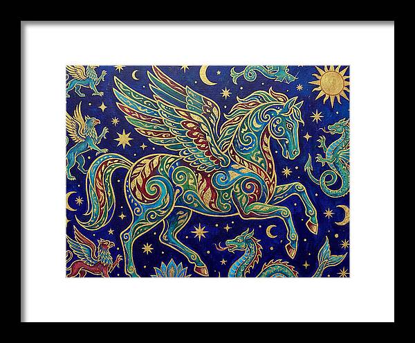 Soaring Pegasus Among Clouds