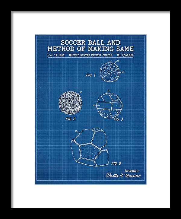 Soccer Ball And Method Of Making Same Blueprint Patent Us4542902