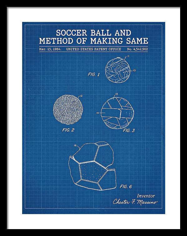 Soccer Ball And Method Of Making Same Blueprint Patent Us4542902