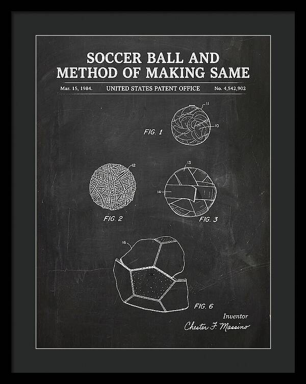 Soccer Ball And Method Of Making Same Chalkboard Patent Us4542902a