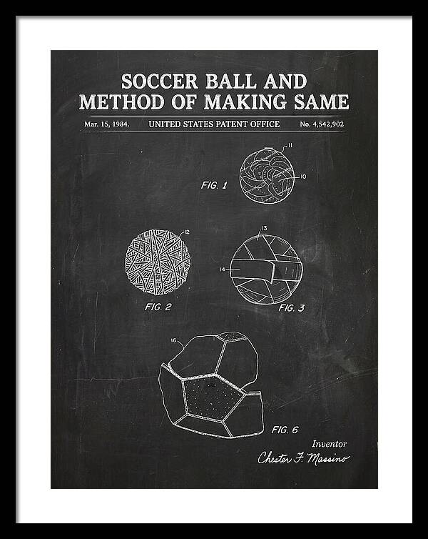 Soccer Ball And Method Of Making Same Chalkboard Patent Us4542902a