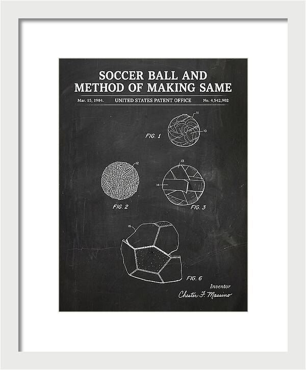 Soccer Ball And Method Of Making Same Chalkboard Patent Us4542902a