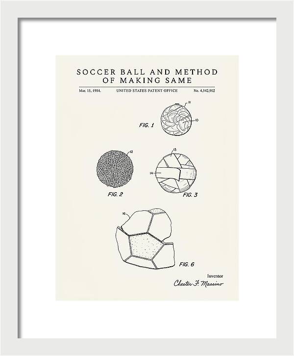 Soccer Ball And Method Of Making Same Minimalist Patent Us4542902