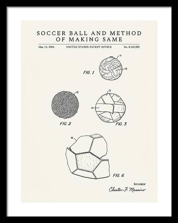 Soccer Ball And Method Of Making Same Minimalist Patent Us4542902
