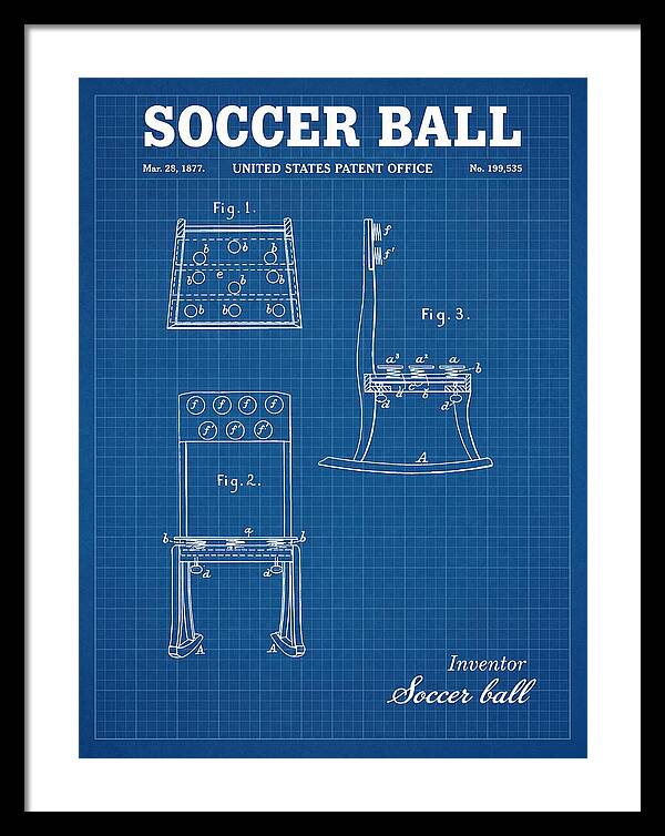 Soccer Ball Blueprint Patent Us199535