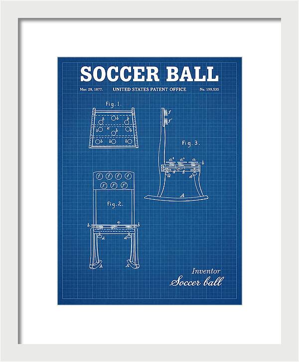 Soccer Ball Blueprint Patent Us199535