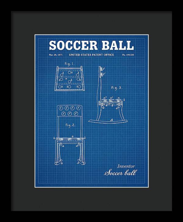 Soccer Ball Blueprint Patent Us199535