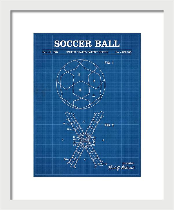 Soccer Ball Blueprint Patent Us4830373