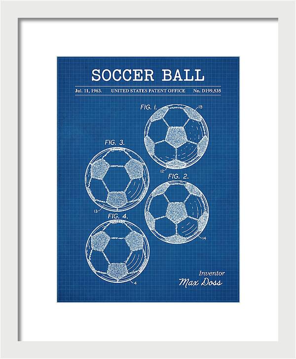 Soccer Ball Blueprint Patent Usd199535s