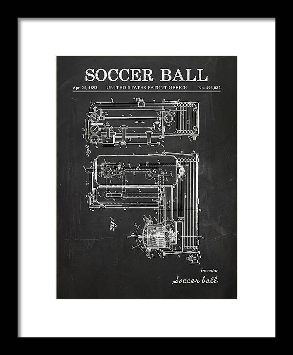 Soccer Ball Chalkboard Patent Us496082