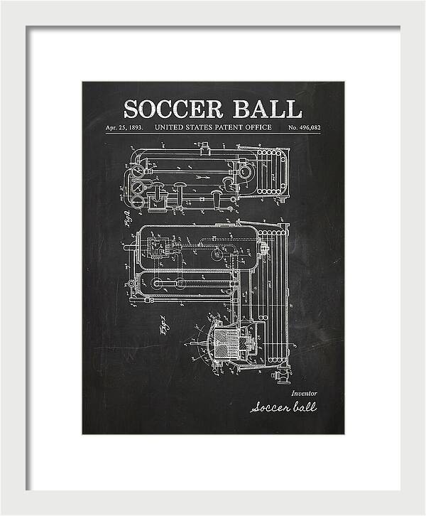 Soccer Ball Chalkboard Patent Us496082