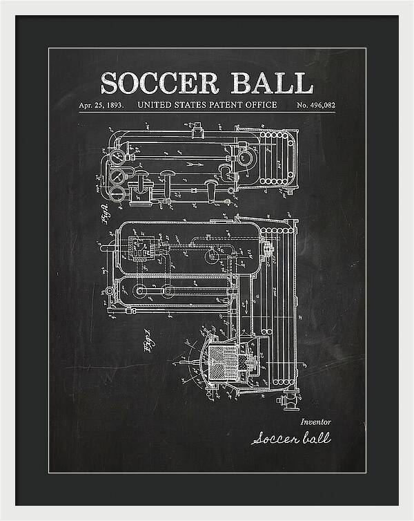 Soccer Ball Chalkboard Patent Us496082