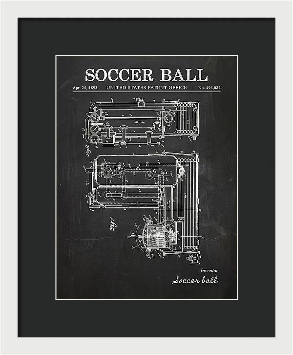 Soccer Ball Chalkboard Patent Us496082