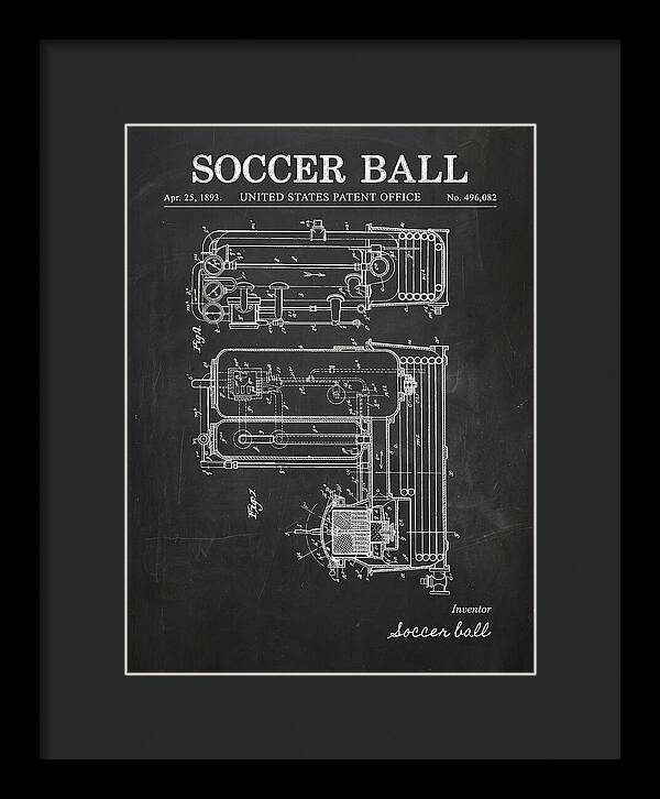 Soccer Ball Chalkboard Patent Us496082