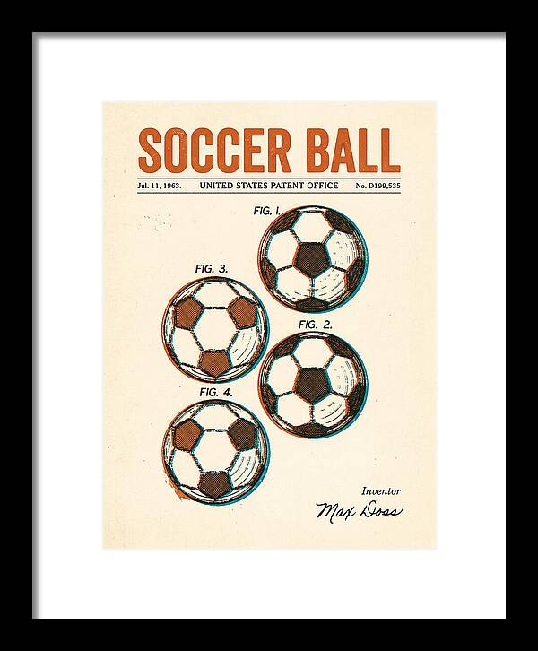 Soccer Ball Retro Patent Usd199535s