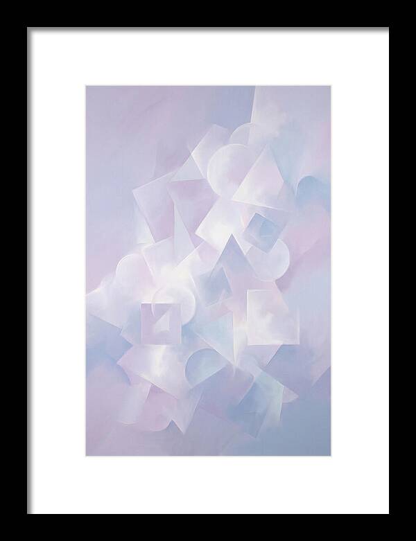 Soft Cloud Forms In Lavender Hues