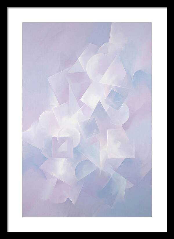 Soft Cloud Forms In Lavender Hues