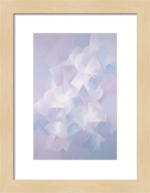 Soft Cloud Forms In Lavender Hues