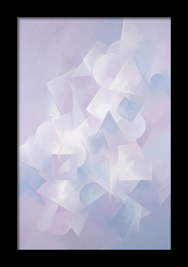 Soft Cloud Forms In Lavender Hues