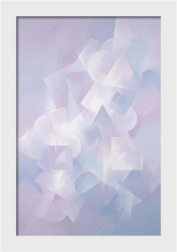 Soft Cloud Forms In Lavender Hues