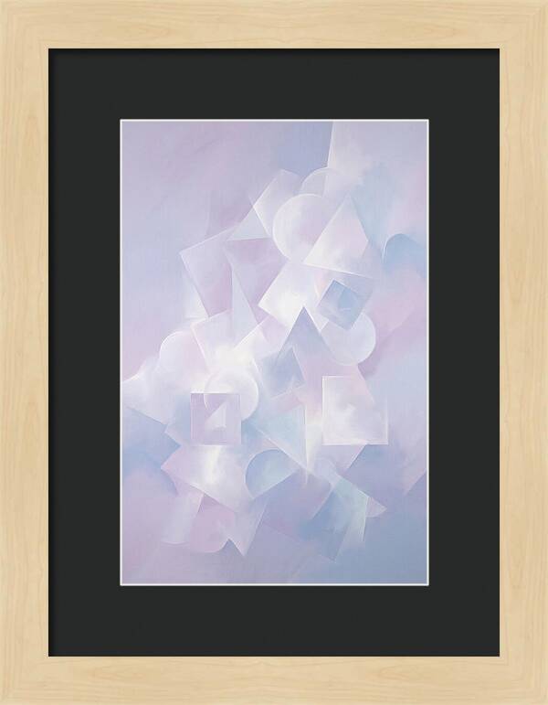 Soft Cloud Forms In Lavender Hues