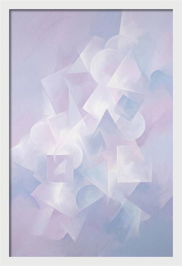 Soft Cloud Forms In Lavender Hues
