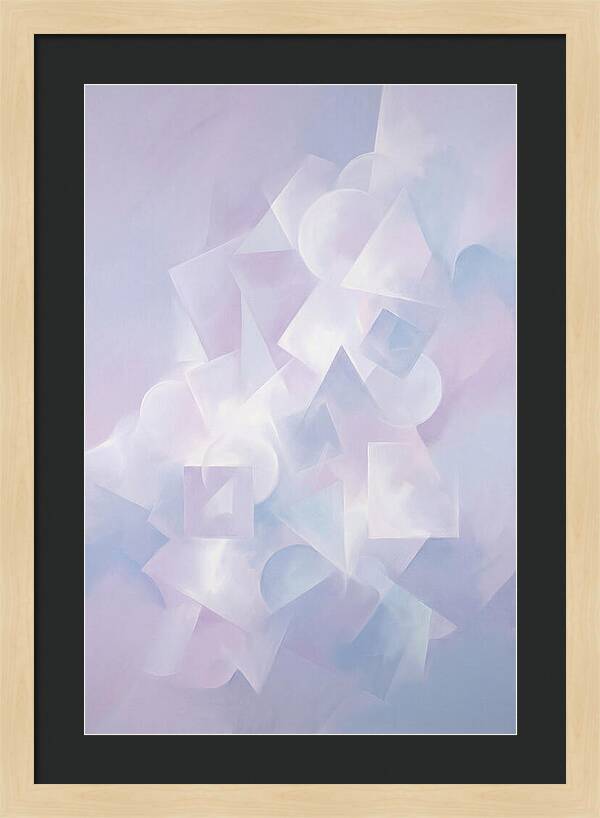 Soft Cloud Forms In Lavender Hues