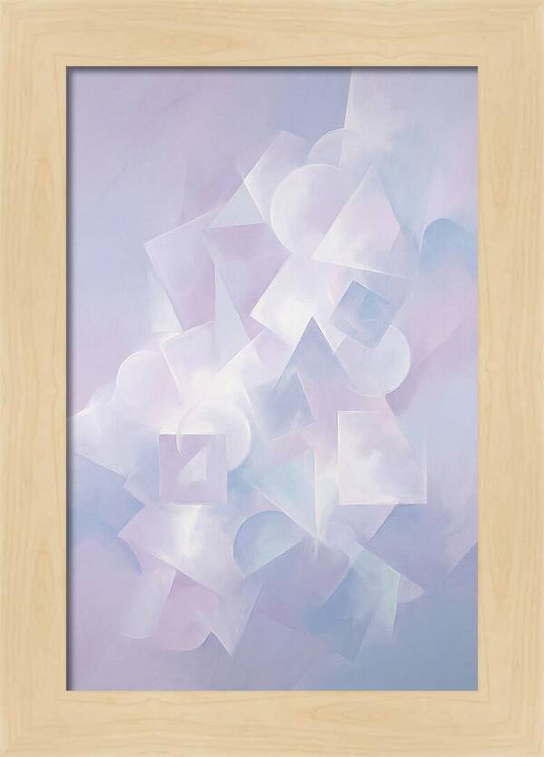 Soft Cloud Forms In Lavender Hues