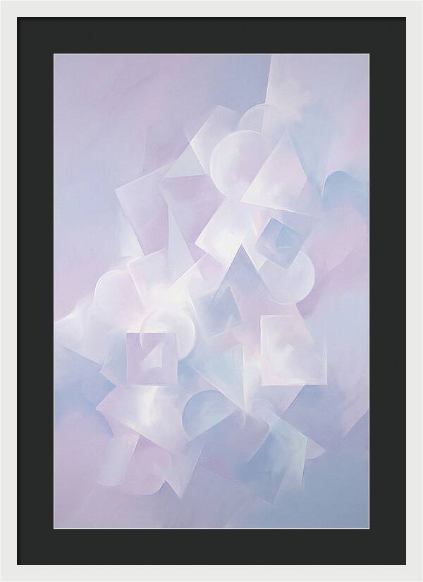 Soft Cloud Forms In Lavender Hues