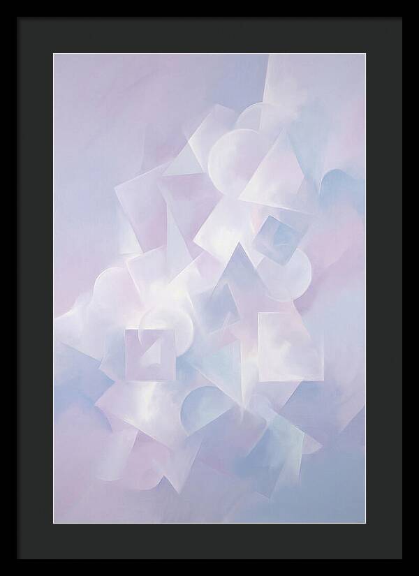 Soft Cloud Forms In Lavender Hues
