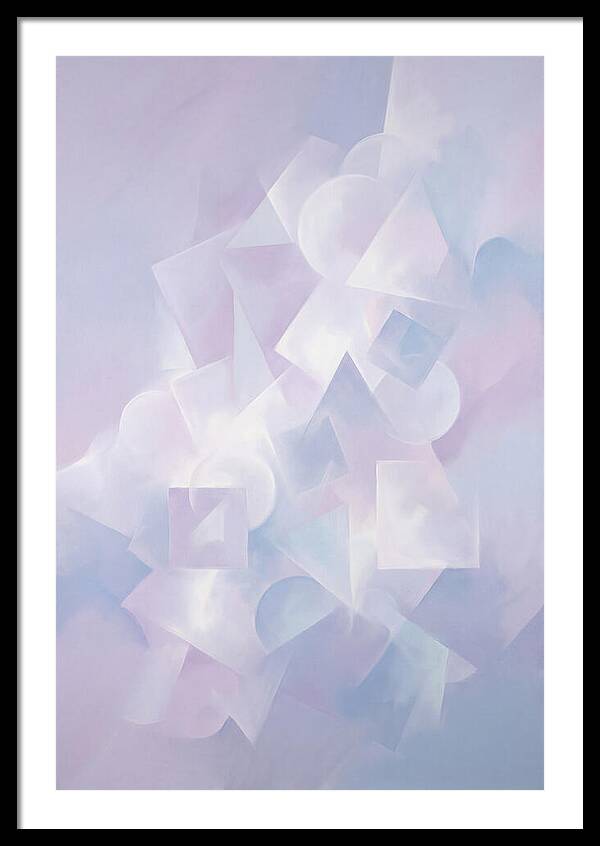 Soft Cloud Forms In Lavender Hues