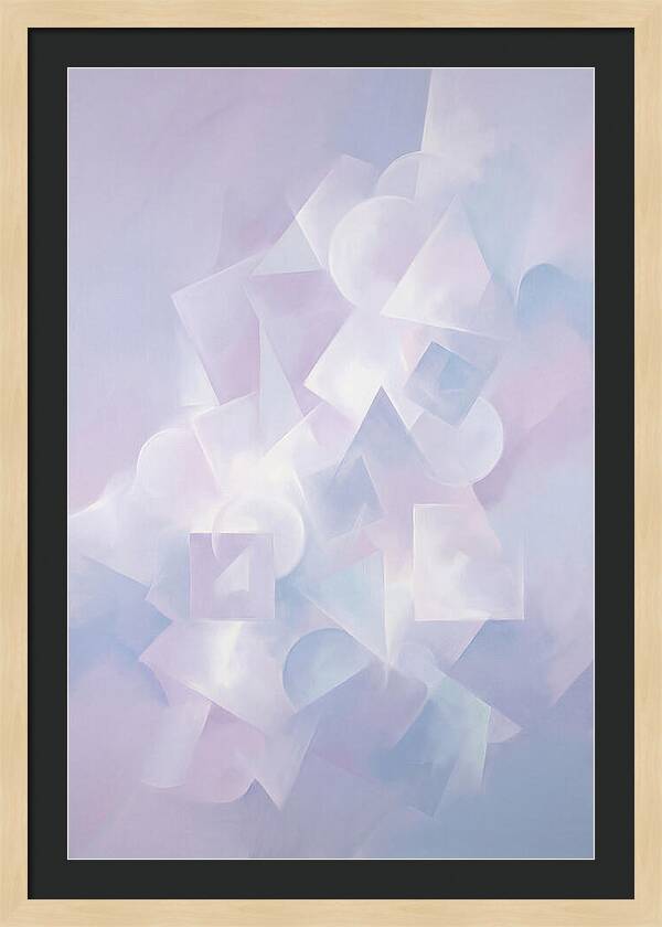Soft Cloud Forms In Lavender Hues