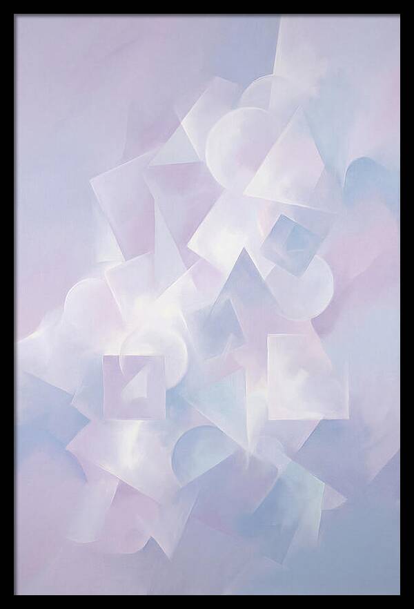 Soft Cloud Forms In Lavender Hues