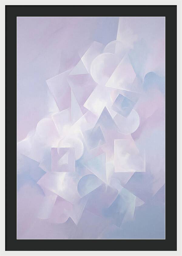 Soft Cloud Forms In Lavender Hues
