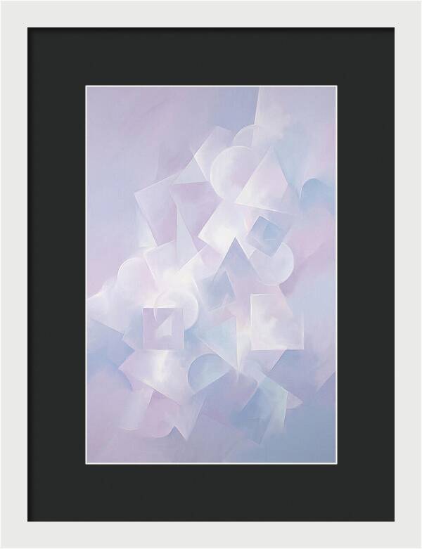 Soft Cloud Forms In Lavender Hues