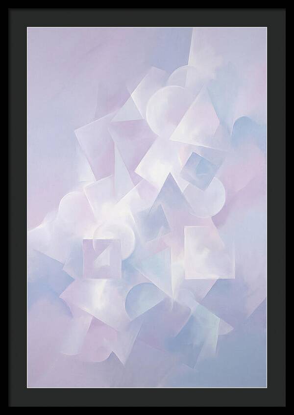 Soft Cloud Forms In Lavender Hues