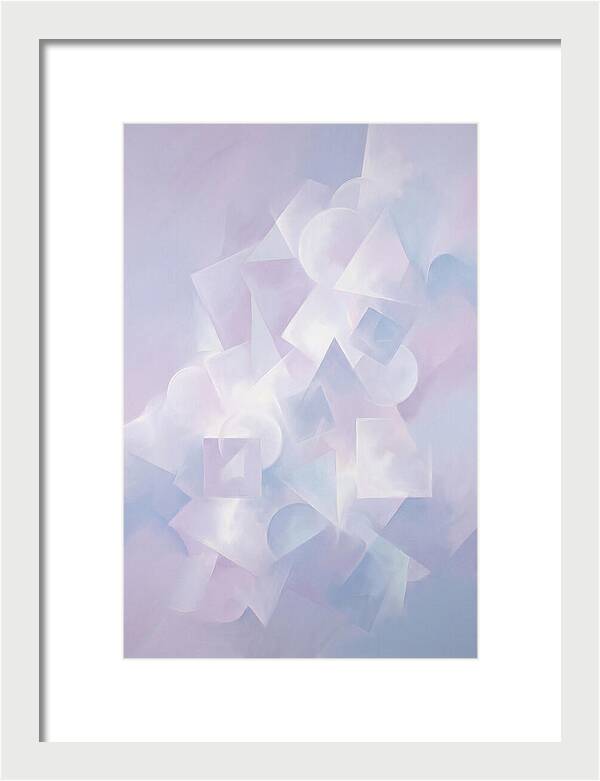 Soft Cloud Forms In Lavender Hues