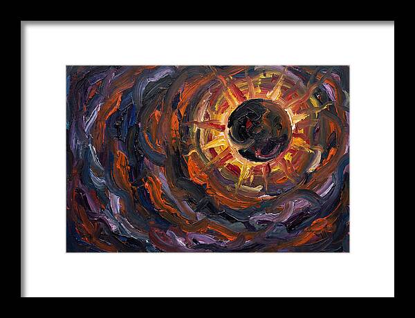 Solar Eclipse In Expressionist Style
