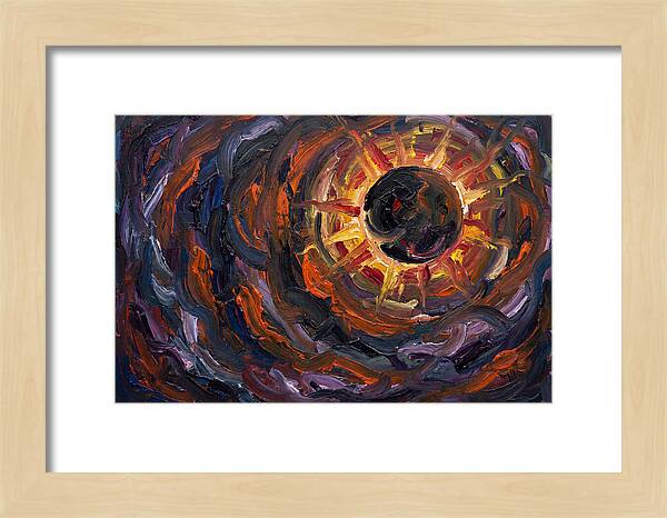 Solar Eclipse In Expressionist Style